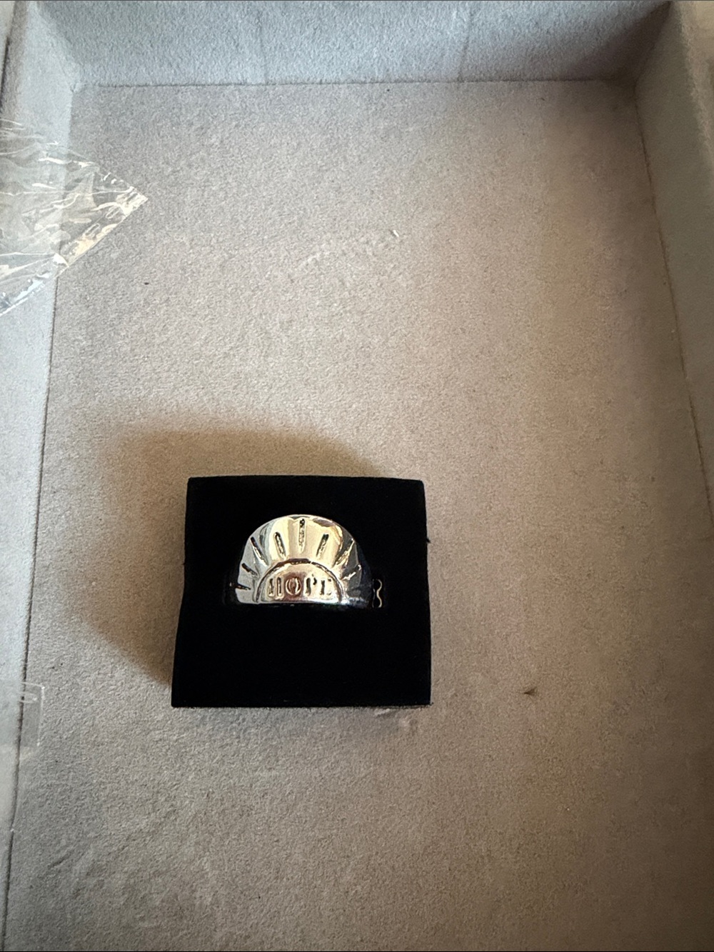 paparazzi Silver Sunburst Dome Ring